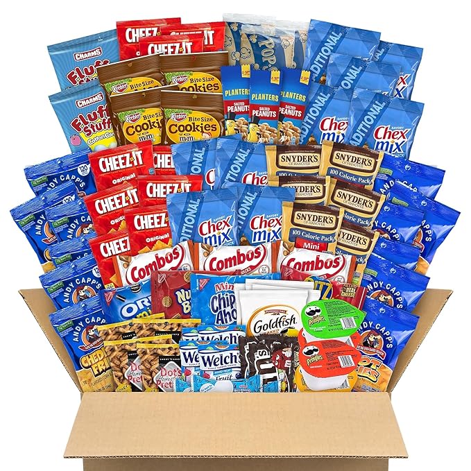 Big Party Snack Box 75 Assorted Snacks/Box
