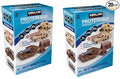 Kirkland Signature Variety Protein Bars 20 count 21G Of Protein 4G Of Carbs and 1G Of Sugar Chocolate Brownie and Chocolate Chip Cookie Dough 2 Boxes