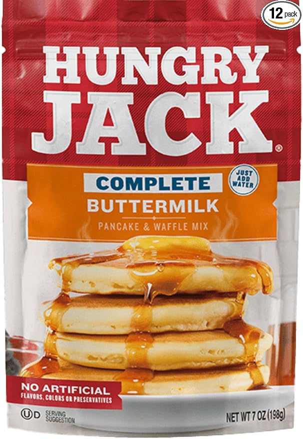 Hungry Jack Buttermilk Pancake Mix 7 Ounce (Pack of 12)