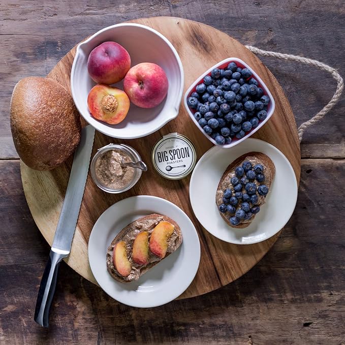 Big Spoon Roasters Toasted Coconut Almond Butter with Sea Salt - Keto Friendly Low Sugar Almond Butter - Crunchy &amp Bee-Friendly Almonds - Gourmet Vegan Almond Nut Butter - 2 x 13 Ounces