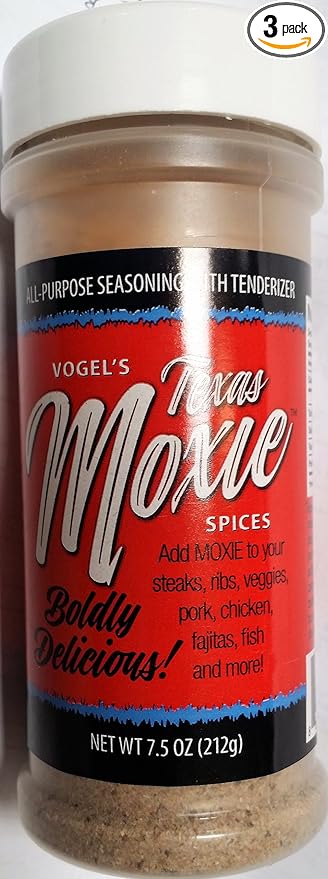 Vogel's Texas Moxie Spices 7.5 oz (Pack of 3)