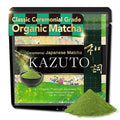 Kazuto Classic Ceremonial Grade Matcha Green Tea Powder - Premium First Harvest Single Origin USDA Organic Gluten-Free Vegan 100% Pure Unsweetened No Additives from Shizuoka (1.06oz Classic)