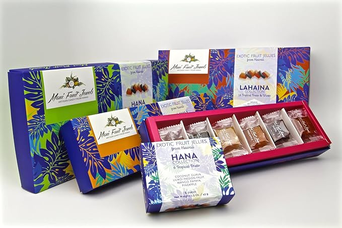 Maui Fruit Jewels Pate De Fruit Lahaina 24 Count 5.98 Ounce