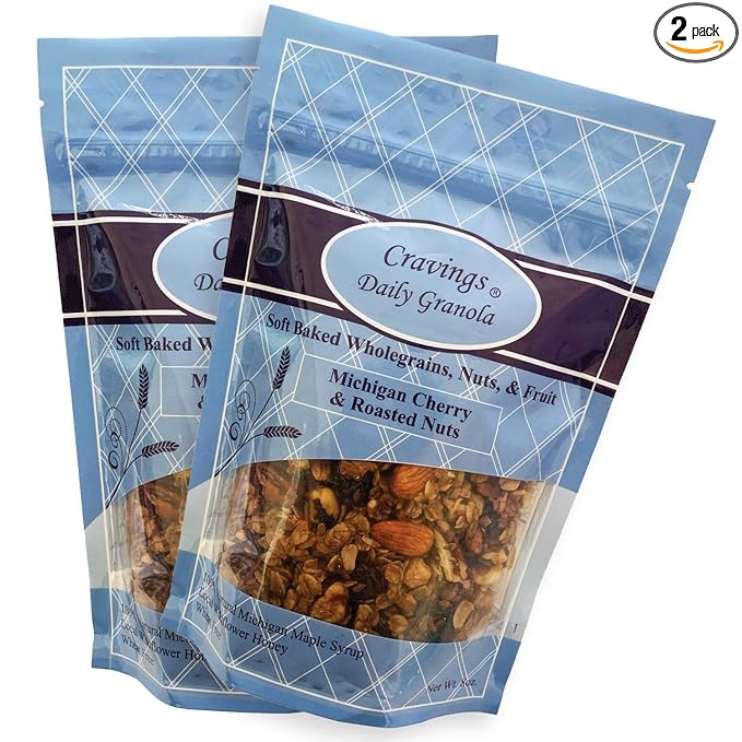Michigan Cherry &amp Roasted Nuts Granola (2 Pack)
