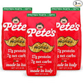 Low Carb Protein Pasta | Rotini with 17g Protein 7g Carbs | Healthy Keto Pasta Made in Italy | 3-Pack 8oz - Pete’s Pasta