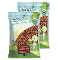Food to Live - Organic Pecan Pieces 14 Pounds - Raw Chopped Pecans Non-GMO Unsalted Unroasted Kosher Shelled Kosher Vegan Sirtfood Bulk