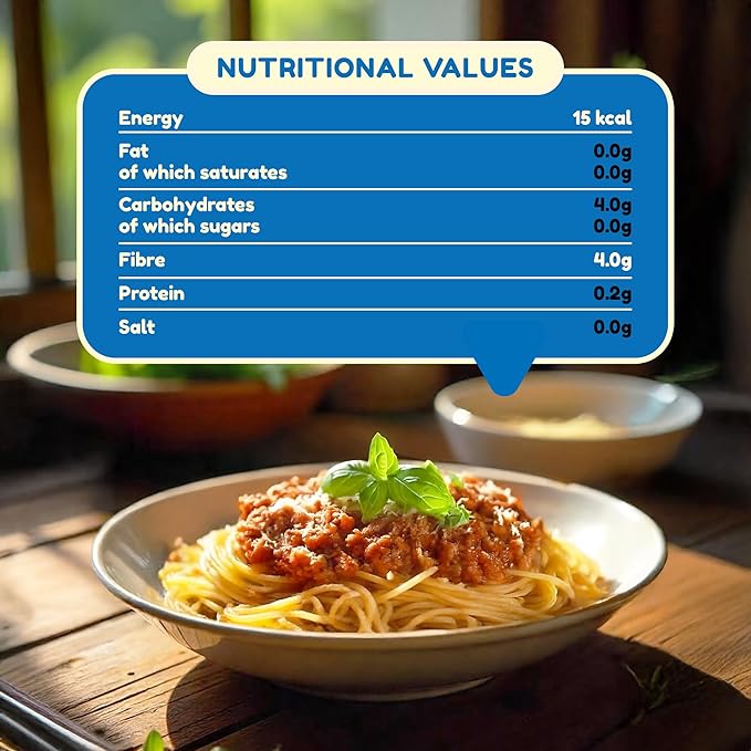 Better Than Pasta Organic Shirataki Spaghetti – USDA Organic Zero Net Carbs Keto &amp Diabetic Friendly Gluten-Free Low-Calorie Plant-Based Non-GMO No Odor Ready-to-Eat Konjac Noodles – 14oz
