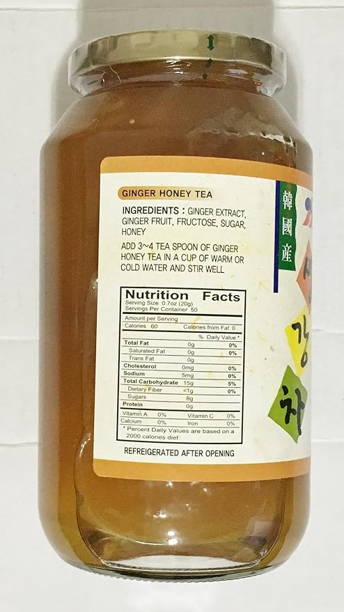Hanasia Ginger Honey Tea- 2.2lbs