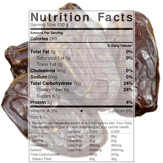 Anna and Sarah Organic Medjool Dates 2 Pound Bag No Sugar Added Natural Dates in Resealable Bag 2 Lbs