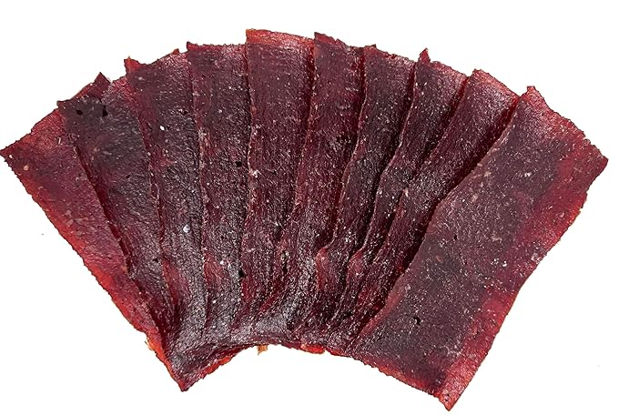 Werner Beef Jerky Slab 10 Count – Giant Jerky Slab Jerky Sheets Thinly Sliced Beef Jerky Bulk Pack (Hot &amp Spicy)