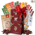 Righteous Felon Beef Jerky + Meat Sticks Variety Gift Basket - Great Gifts for Men | Gluten Free High Protein Healthy Snack | Beef Pork &amp Turkey Jerky Variety Snack Pack | The Gift Bag Pack