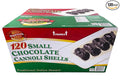 Supremo Italiano Small Chocolate Cannoli Shells | Kosher | 120 Count