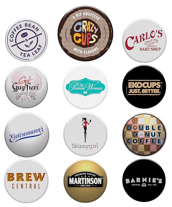 Perfect Samplers Pumpkin Spice Coffee Pods Variety Pack Medium Roast Fall Coffee for Keurig K Cups Machines Pumpkin Party Sampler 30 Count