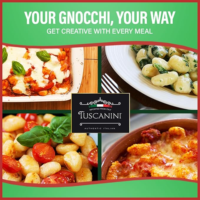 Tuscanini Cauliflower Gnocchi 16oz (6 Pack) | Imported From Italy Low Fat Ready in Minutes!