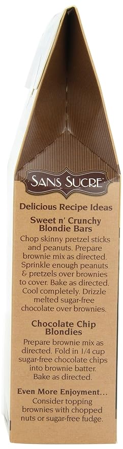 Sans Sucre Classic Blend Brownie Mix 8-Ounce (Pack of 6)