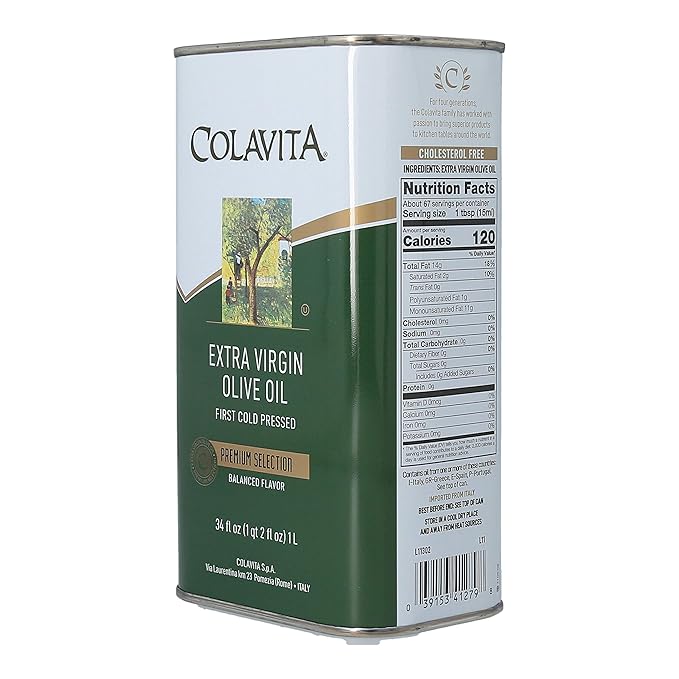 Colavita Premium Selection Extra Virgin Olive Oil - Twin Pack 34 Fl Oz Each
