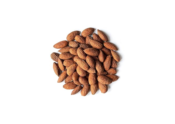 Food to Live Organic Dry Roasted Almonds 5 Pounds – Non-GMO Unsalted Vegan Keto Paleo Kosher Bulk High in Protein Dietary Fiber Vitamin E Copper Manganese Magnesium and Riboflavin.