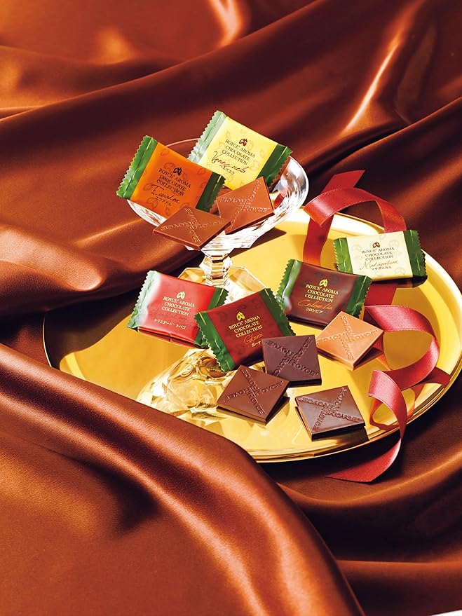 ROYCE' Aroma Chocolate Collection - Assortment of Milk Chocolates | Ideal for Baking and Desserts | No Artificial Preservatives | From Hokkaido Japan (30 Pieces of Chocolate)