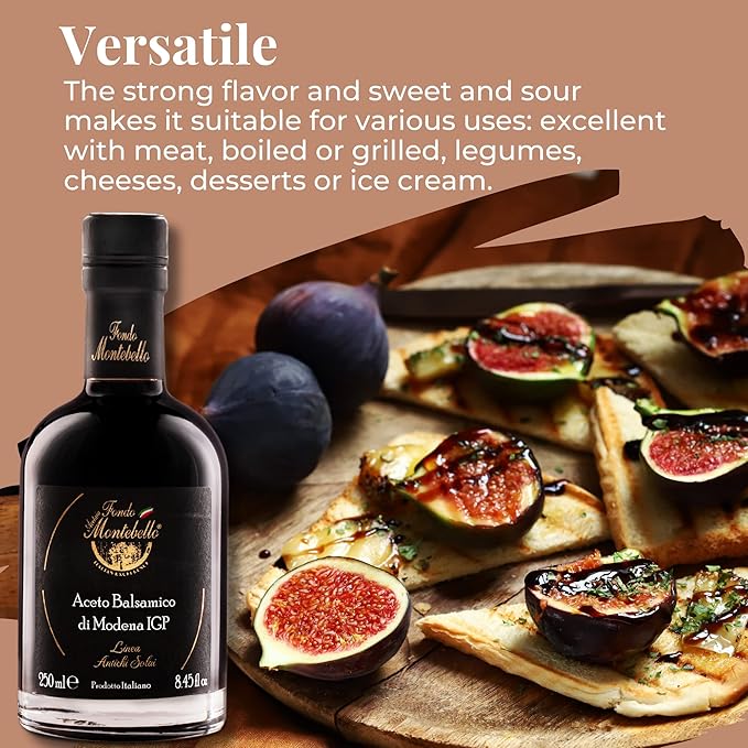 Tasting Combo Balsamic Vinegar of Modena and White Condiment with Balsamic Vinegar of Modena The Perfect Mix Imported from Italy