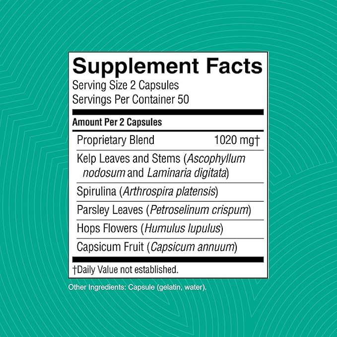 Nature's Sunshine TS II w/Hops 100 Capsules | Supports Proper Thyroid Function and Helps Maintain Balance in the Thyroid Gland