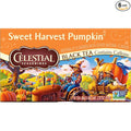 Celestial Seasonings Black Tea Sweet Harvest Pumpkin Contains Caffeine 18 Count (Pack of 6)