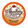 Sundae Ice Cream Flavored Coffee Pods Compatible with 2.0 Keurig K-Cup Brewer (Maple Walnut) 48 Count