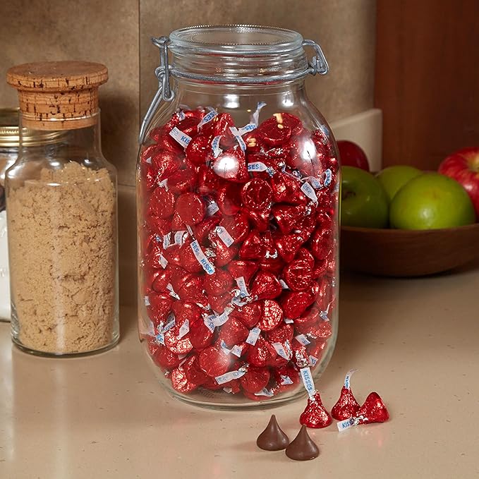 HERSHEY'S KISSES Milk Chocolate Candy Bulk Bag Great Holiday Candy and Stocking Stuffers 60 oz