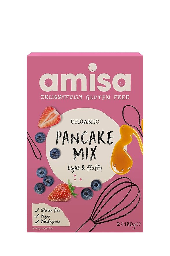 Amisa Organic Gluten Free Pancake Mix 360g