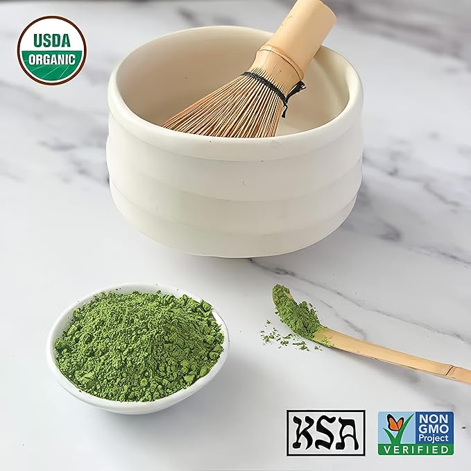 SUGIMOTO TEA Matcha Organic Ceremonial Grade Matcha Powder 1.0 oz (28 g)