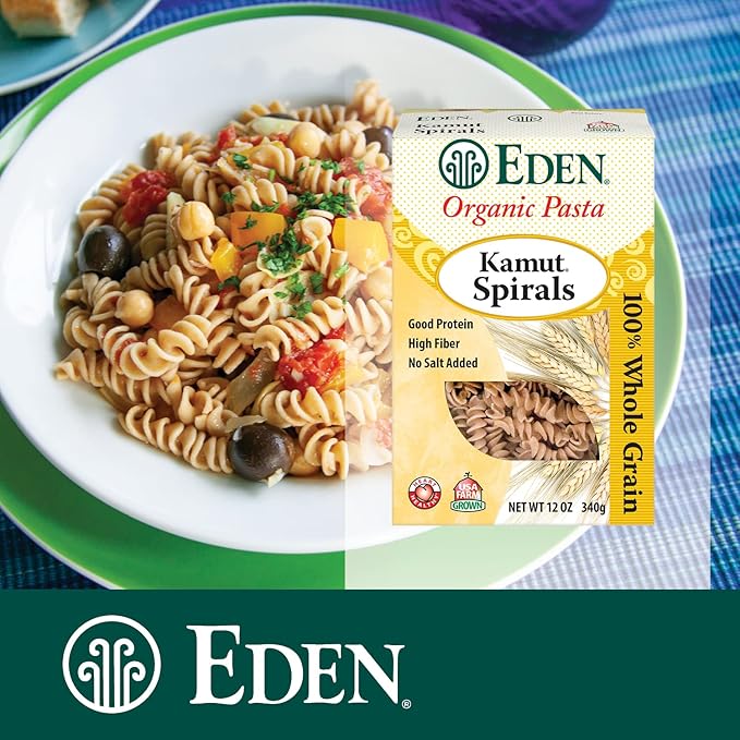 Eden Kamut Spirals Organic 100% Whole Grain 12-Ounce (Pack of 6)