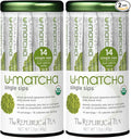 The Republic of Tea – Organic U•Matcha Single Sips Naturally Caffeinated Matcha Green Tea Powder 28 Packets