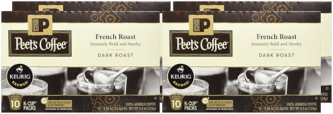 Peet's Coffee French Roast Single Cup Coffee for Keurig K-Cup