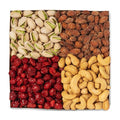 Nuts.com Mixed Nut Sampler – Variety Snack Box for Festive Gifts – 1.25Lb Gift Package Includes Pistachios Peanuts Hickory Smoked Almonds Roasted and Salted Cashews