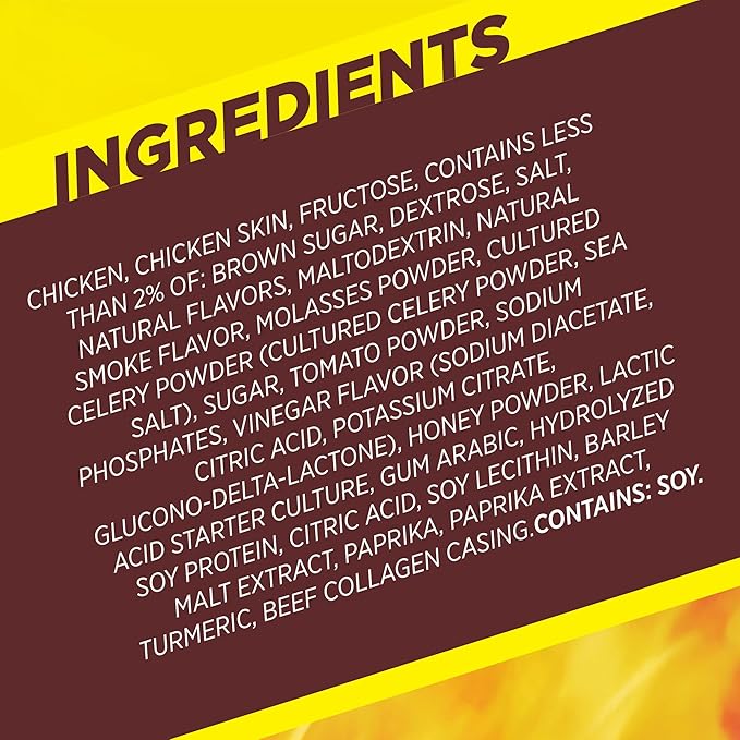 Slim Jim Chicken Sticks Buffalo Wild Wings Honey BBQ Seasoned 7g Protein per Serving Snack Size Easter Basket Stuffer for Men 0.28 oz. 14 Count (Pack of 7)