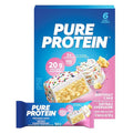Pure Protein Gluten Free Snack Bars Birthday Cake Flavor 10.56 Ounce 1.8 Ounce Bars 6 Count