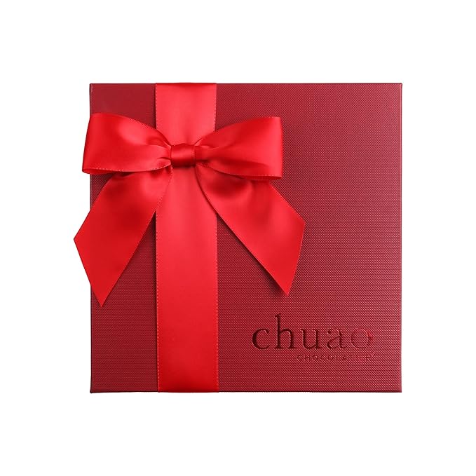 Chuao Chocolatier Gourmet Assorted Milk and Dark Chocolate Bar Gift Box | For Gift Baskets Christmas Valentines Birthday Care Package | 10 Ct