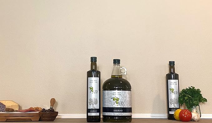 Joud Extra Virgin Olive Oil Premium Smooth Single Origin Lebanese First Cold Press 2.85L