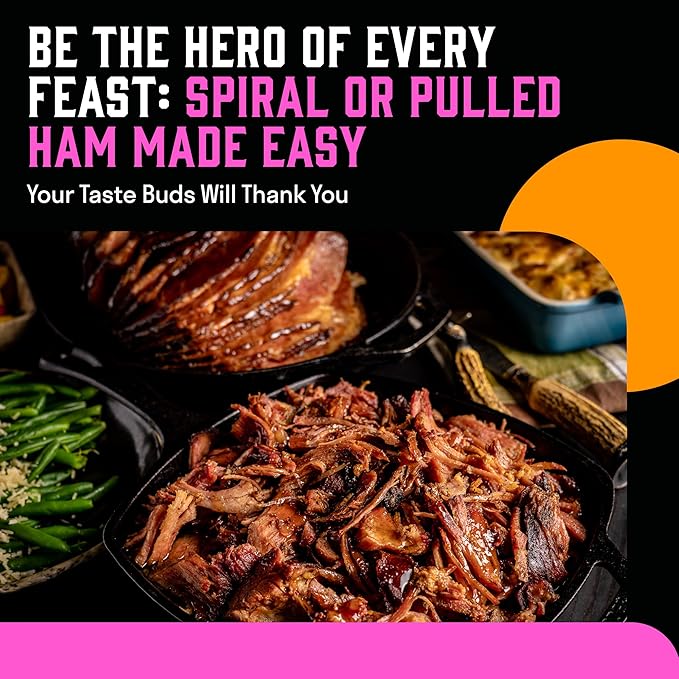 Hey Grill Hey | Ham Rub &amp Ham Glaze Seasoning Kit | Smoked Pulled and Spiral Ham recipes. | Double Smoked Ham Kit