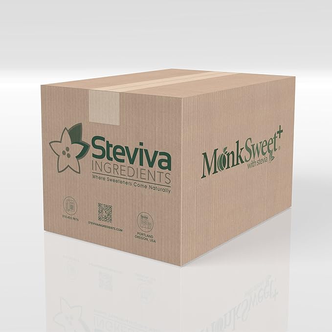 MonkSweet Plus - 1 lb bag/6 pack Monk Fruit Stevia &amp Erythritol Blend NonGMO Low Carb Sweetener