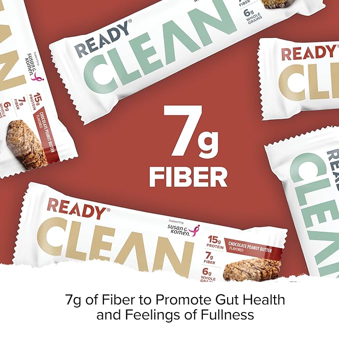 Ready® Protein Bars Twin Pack - High-Protein Snack with 15g Whey Protein With Flaxseeds and Omega-3s for Sustained Energy Supports Lean Muscle and Recovery No Artificial Sweeteners - 48CT Variety P