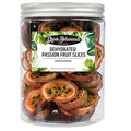 Dehydrated Dried Passion Fruit Slices | 50+ Slices | 100% Natural | Passion Fruit For Garnishing Cocktails Mocktails Cakes | 95 Grams 3.35 oz | PET Recyclable Jar | Drink Botanicals Ireland