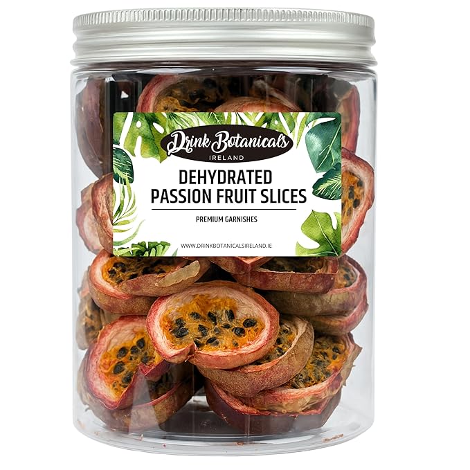 Dried Orange Slices (150G) &amp Dried Passion Fruit Slices (95G) Combo Pack for Cocktails Drinks Baking &amp Desserts