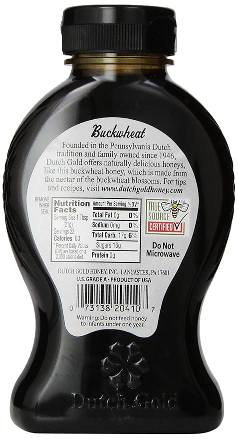 Dutch Gold Honey Honey Buckwheat Jar 16 Ounce (Pack of 6)