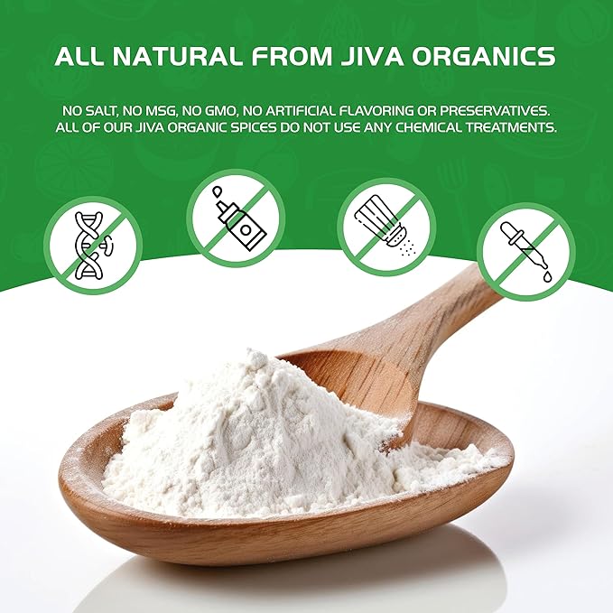 Jiva Organics Organic Arrowroot Flour (Powder) 5 Pound Bag - Raw Non-GMO Gluten Free