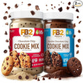 PB2 Pantry Bundle of Double Chocolate Chip Cookie &amp Chocolate Chip Cookie Mix | Certified Vegan Gluten-Free Non-GMO 4g Plant Protein per Serving 16oz Jars [Pack Of 2]