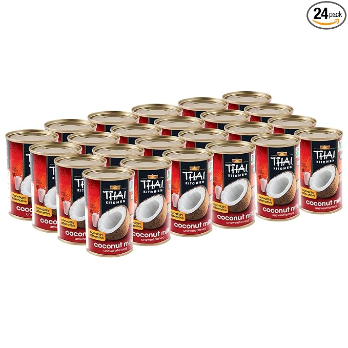 Thai Kitchen Unsweetened Coconut Milk 5.46 fl oz (Pack of 24)
