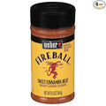 Weber Fireball Whiskey Flavored BBQ Seasoning 6.5 Ounce (Pack of 6)
