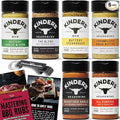 Kinders Buttery Garlic &amp Herb Woodfired Garlic The Blend Buttery Steakhouse All Purpose Caramelized Onion Butter Seasoning &amp Rub 6 pk (34.95 oz) + BBQ Masters &amp Opener (8 Items)!