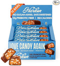 Harken Sweets The Crunchy Pretzely One - Oat Milk Chocolate Candy Bars with Pretzels and Date Caramel Sweetened with Dates and No Sugar Added High Fiber Nut-Free Gluten-Free Plant-Based 12 Bars