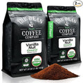 The Bean Organic Coffee Company Vanilla Nut Medium Roast Ground Coffee 16-Ounce Bags (Pack of 2)Café molido tostado organico